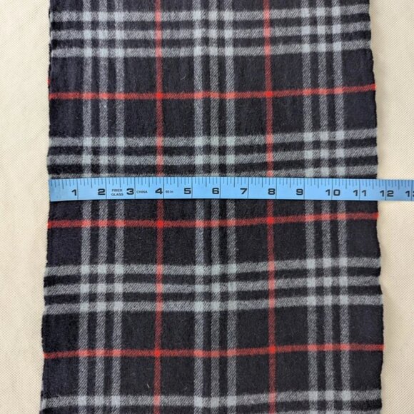 Burberry Unisex Check Cashmere Scarf Blue – Pre-Loved – Soft Warm Designer Wrap - Picture 7 of 7
